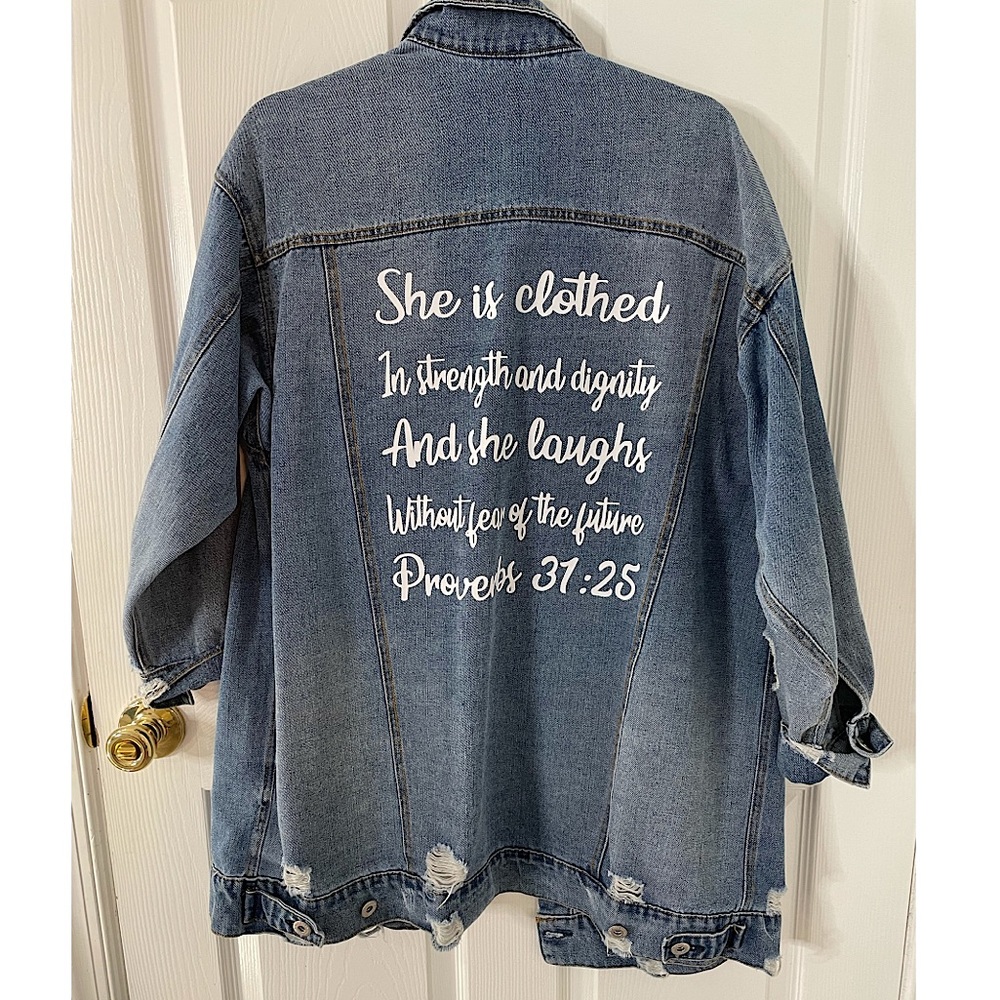 Oversized Custom Jean Jacket